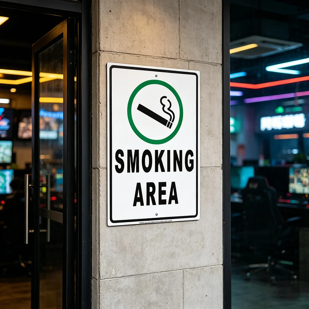 ป้ายเตือนความปลอดภัย อนุญาตให้ - Vaping Store บทวิจารณ์และราคา