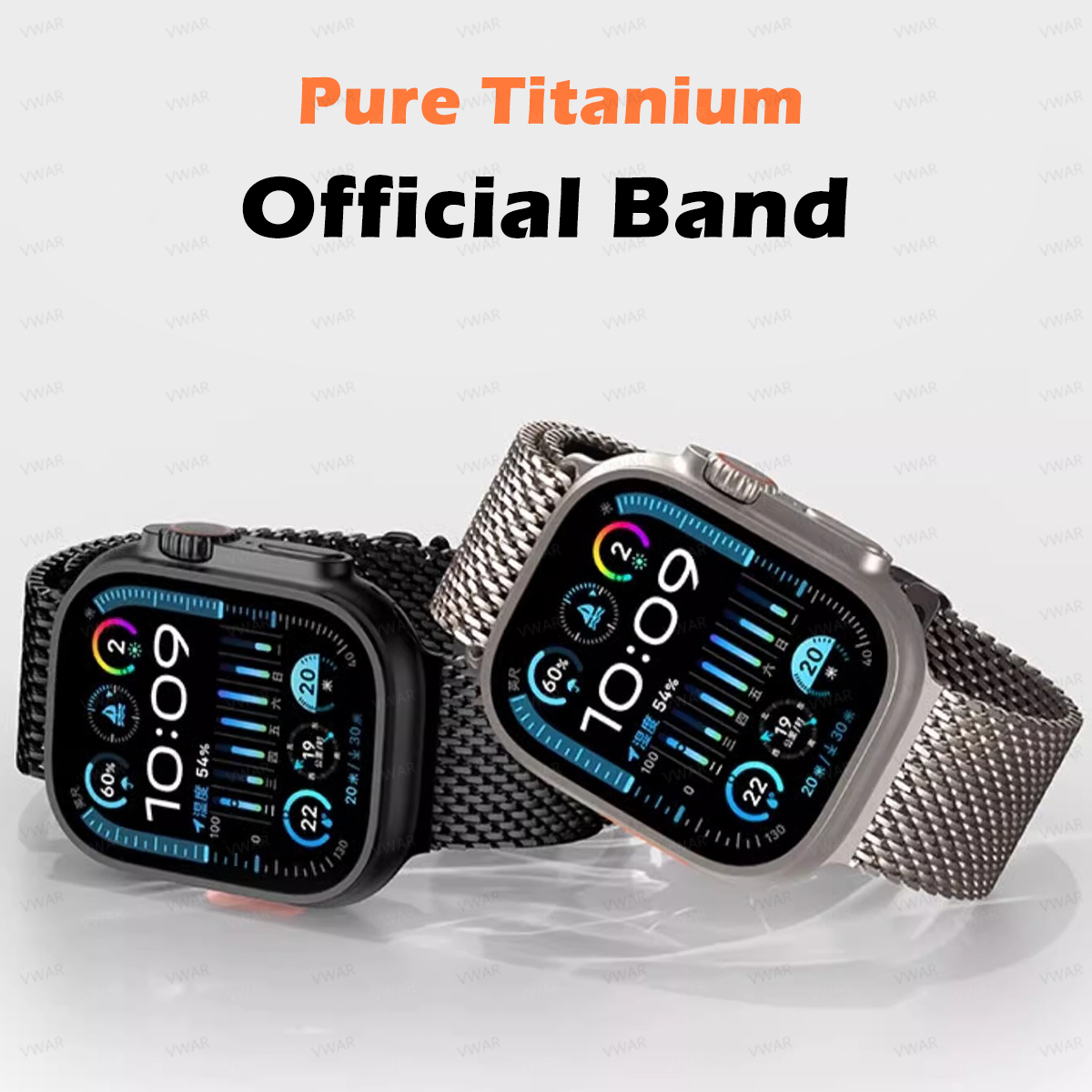 สายนาฬิกา VWAR ไทเทเนียมแบบ Mi - Mesh Coil Strip บทวิจารณ์และราคา